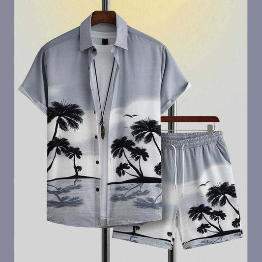 All Over 3D Printed Premium Quality Dry Fit 2 Pcs Summer Suit Ms3D 05