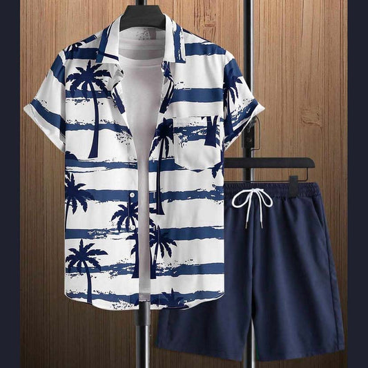 All Over 3D Printed Premium Quality Dry Fit 2 Pcs Summer Suit Ms3D 04