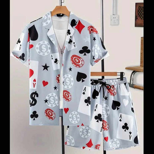 All Over 3D Printed Premium Quality Dry Fit 2 Pcs Summer Suit Ms3D 02